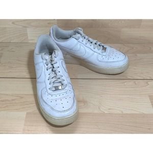 Nike Air Force 1 Low Womens 8.5 White Shoes Sneakers 315115-112 Restoration